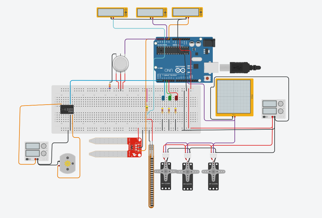 Automatic Greenhouse circuit